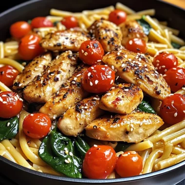 One-Pan Sweet and Smoky Garlic Chicken Pasta