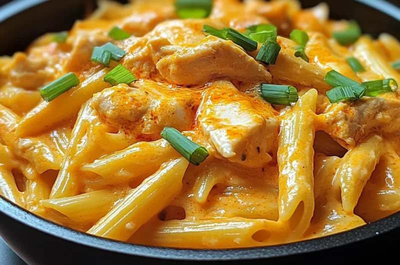 One-Pot Buffalo Ranch Chicken Penne