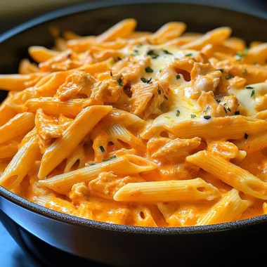 One-Pot Sweet Heat Buffalo Chicken Pasta