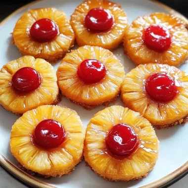 Pineapple Upside-Down Sugar Cookies