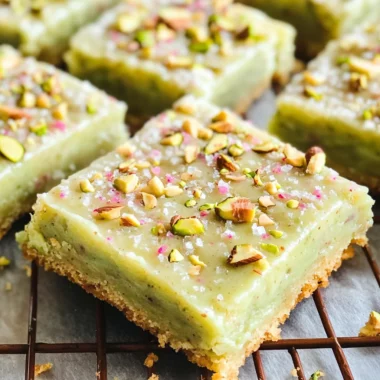 Pistachio Pudding Sugar Cookie Bars