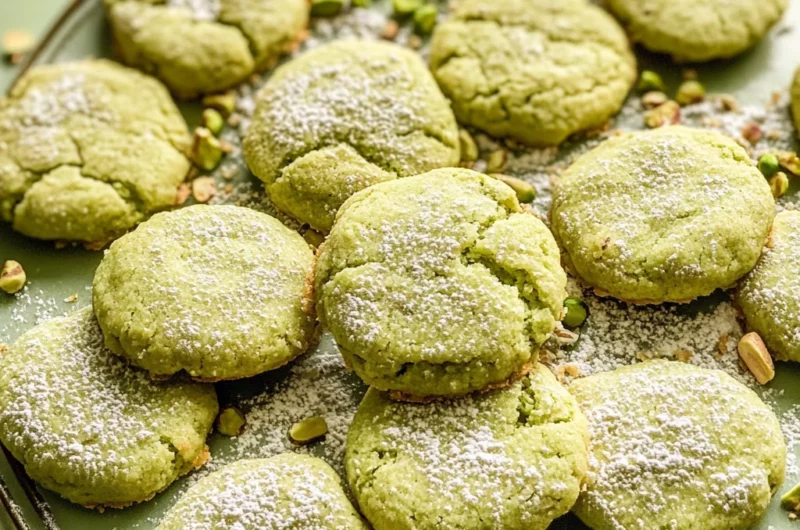 Pistachio Wedding Cookies