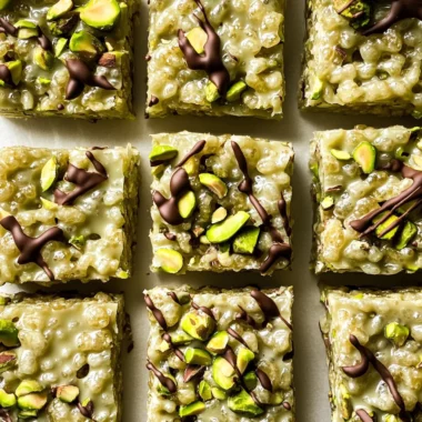 Pistachio and White Choc Rice Krispies Treats Recipe