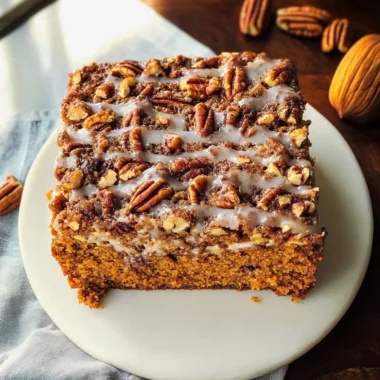 Pumpkin Pecan Coffee Cake