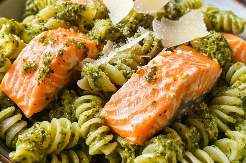 Salmon Pesto Pasta