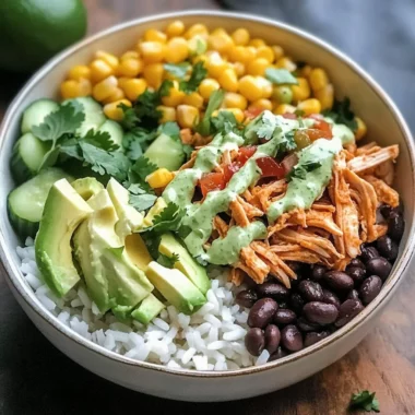Slow Cooker Chicken Burrito Bowl