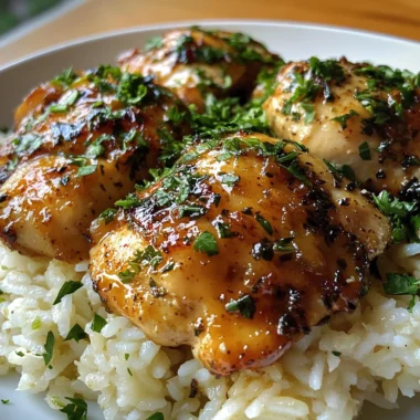 Smoky Garlic Butter Chicken and Rice