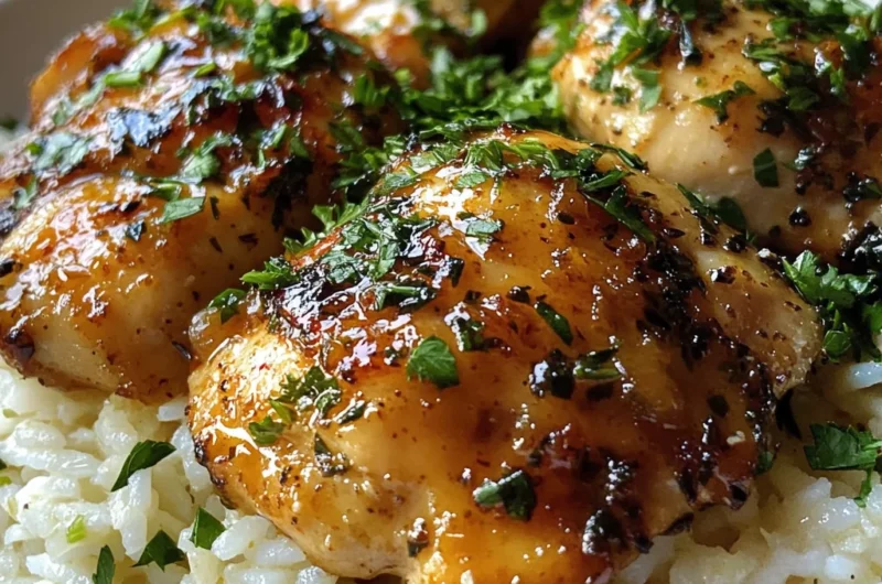 Smoky Garlic Butter Chicken and Rice