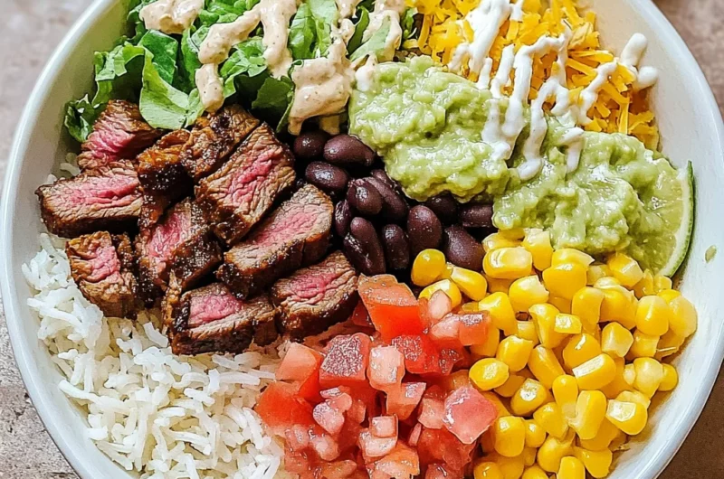 Steak Burrito Bowls (Chipotle Copycat)