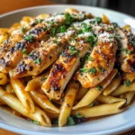 Sticky Garlic Butter BBQ Chicken Pasta
