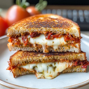 Sun-Dried Tomato Pesto Grilled Cheese: A Flavor Delight!
