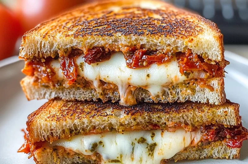 Sun-Dried Tomato Pesto Grilled Cheese: A Flavor Delight!
