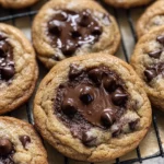 Thick Espresso Chocolate Chip Cookies