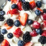 Triple Berry Cheesecake Fruit Salad