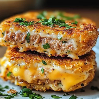 Tuna Melt Patties Recipe