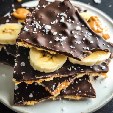 Viral Chocolate Banana Bark
