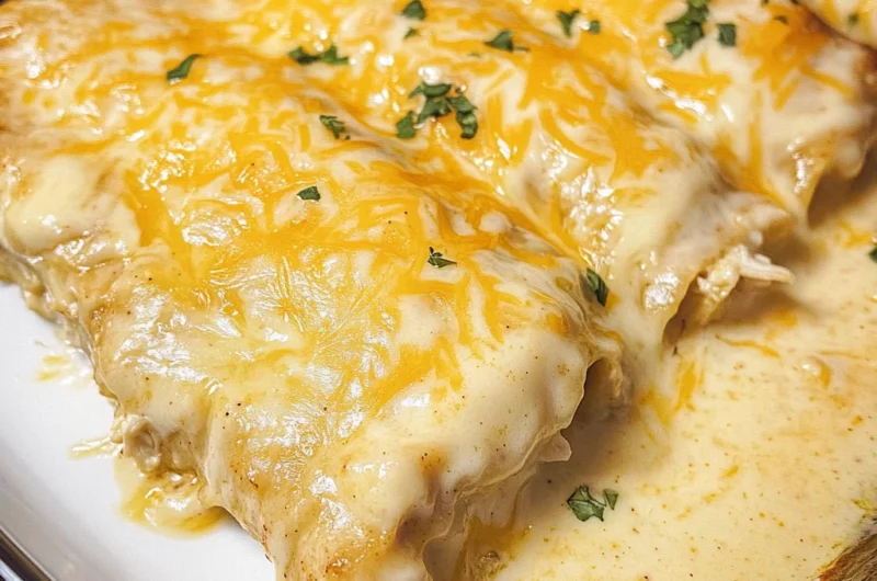 White Chicken Enchiladas