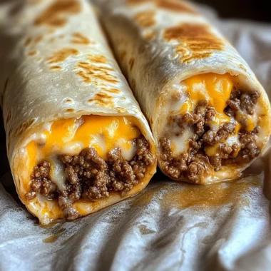 Beef Cheese Burritos
