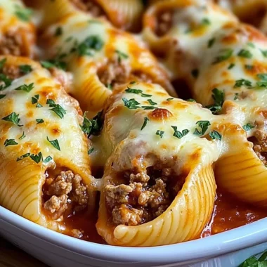 Best Stuffed Shells with Ground Beef