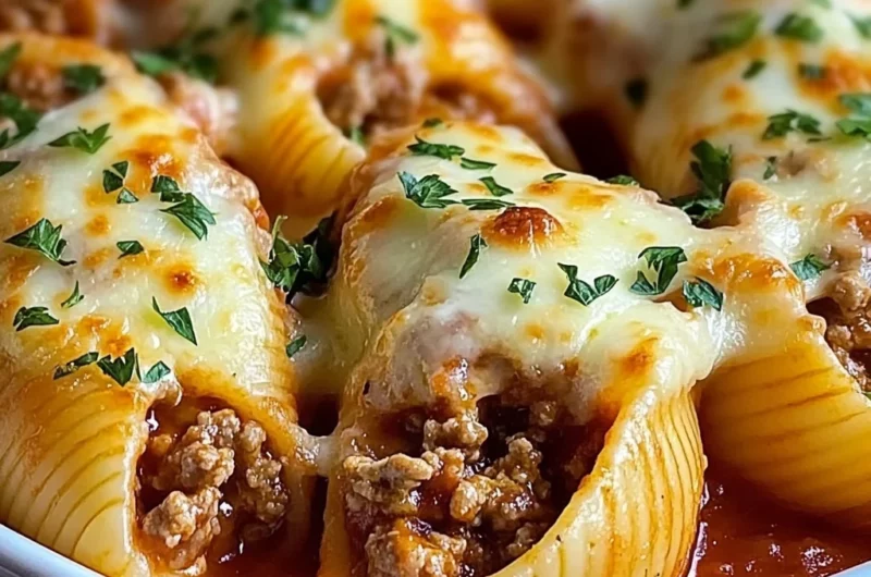 Best Stuffed Shells with Ground Beef