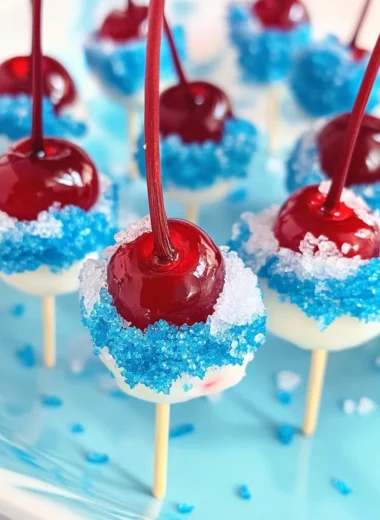 Boozy Cherry Bombs