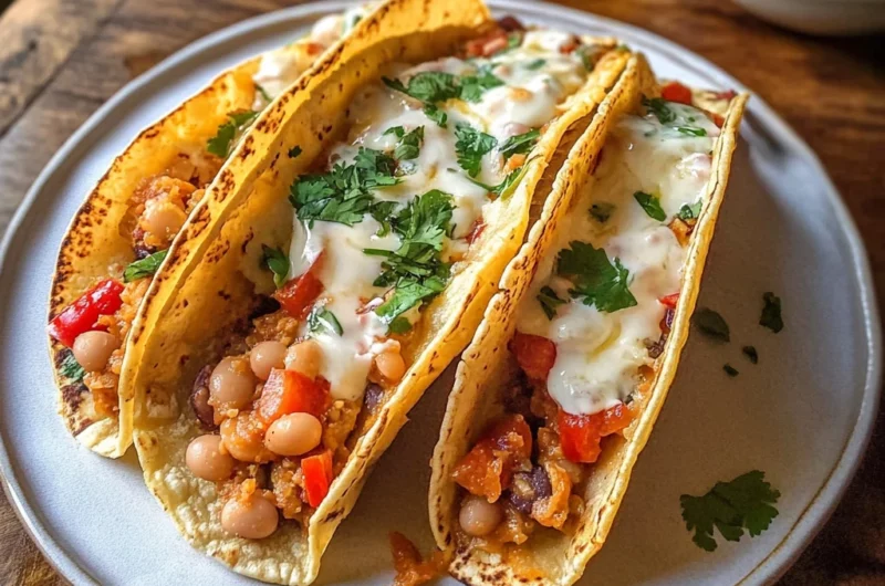Buffalo White Bean Tacos