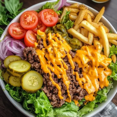 Burger Bowl Recipe