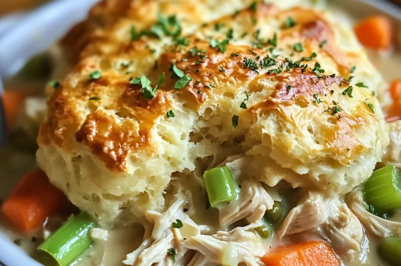 Cheddar Bay Biscuit Chicken Pot Pie Recipe