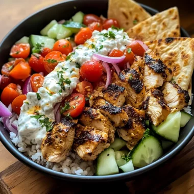Chicken Gyro Bowls