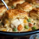 Chicken Pot Pie with Biscuits