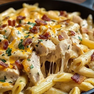 Crack chicken penne