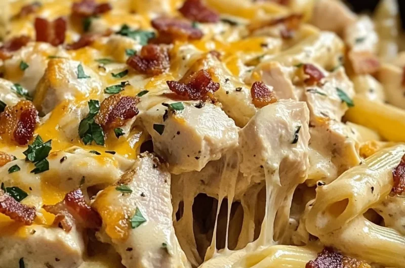 Crack chicken penne
