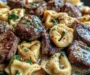 Creamy Cowboy Butter Tortellini Steak Bites