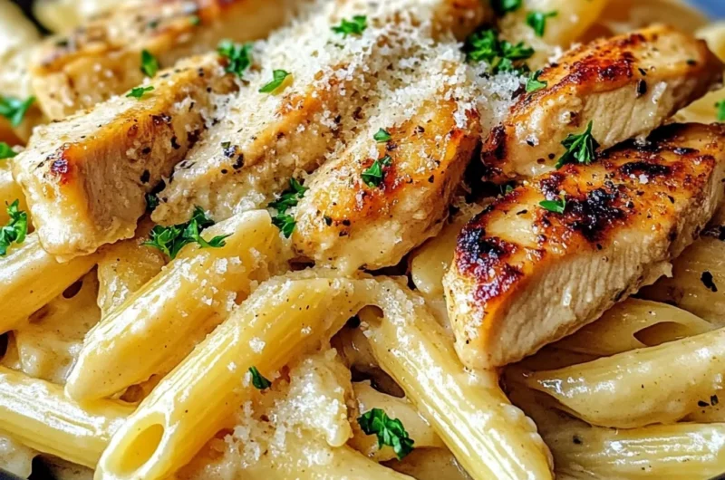 Creamy Garlic Butter Chicken Pasta