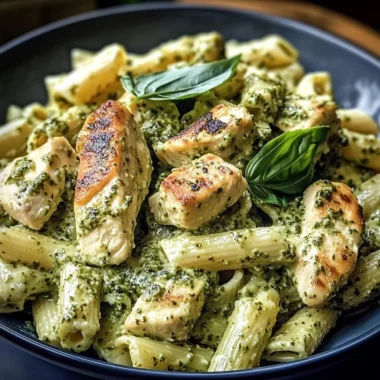 Creamy Pesto Chicken Pasta