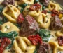 Creamy Tuscan Spinach & Steak Bites Tortellini