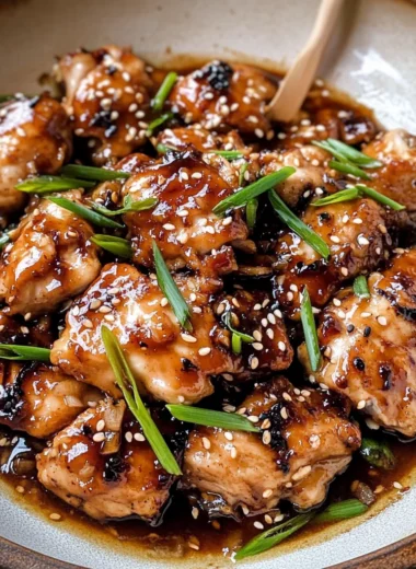 Easy Bourbon Chicken