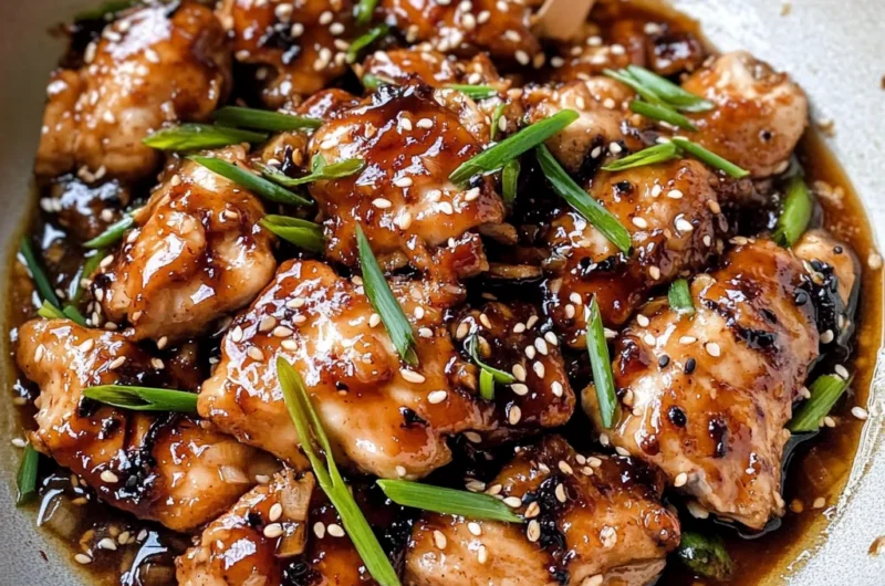 Easy Bourbon Chicken
