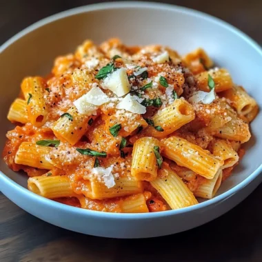 Easy and Creamy Tomato Garlic Pasta
