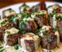 Garlic Butter Steak Bites with a Rich Parmesan Cream Sauce