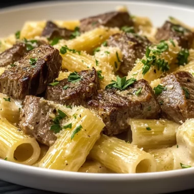 Garlic Butter Steak Rigatoni (Easy & Creamy Family Favorite)