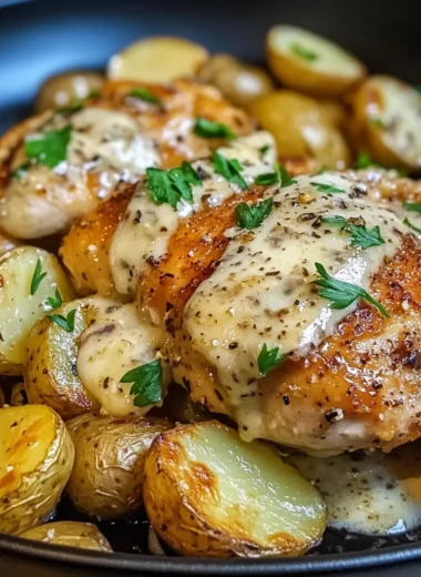 Garlic Parmesan Chicken and Potatoes