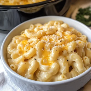 High-Protein Crockpot Mac and Cheese