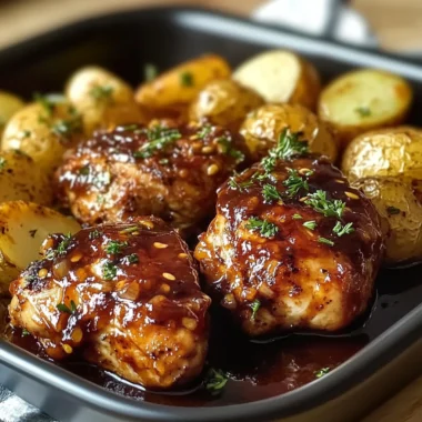 Honey BBQ Chicken Potatoes