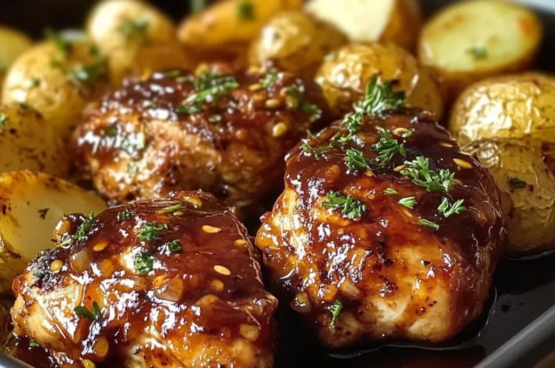 Honey BBQ Chicken Potatoes