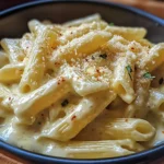 Indulge in Creamy Italian Three-Cheese Pasta Bliss