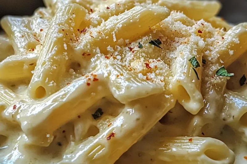 Indulge in Creamy Italian Three-Cheese Pasta Bliss
