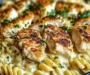Indulgent Creamy Garlic Parmesan Chicken with Cheesy Twisted Pasta