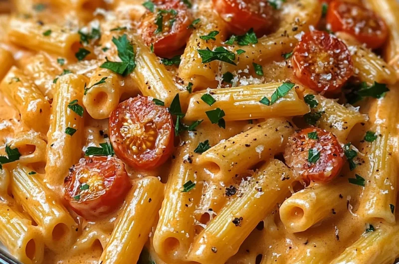 Indulgent Creamy Tomato Garlic Pasta Ready in 30 Minutes