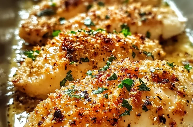 Irresistibly Easy Baked Garlic Parmesan Chicken Recipe